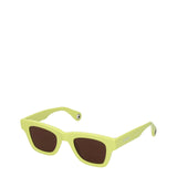 Jacquemus Yellow Acetate Aviator Sunglasses - Élégance et Durabilité