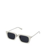 Jacquemus White Acetate Sunglasses - Élégantes Lunettes Carrées