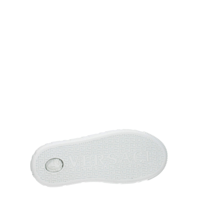 Versace White Leather Low Tops - Sneakers All-Day Comfort