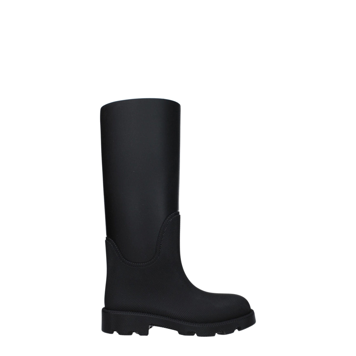 Burberry Black Cotton Rain Boots for Women - Stylish & Waterproof