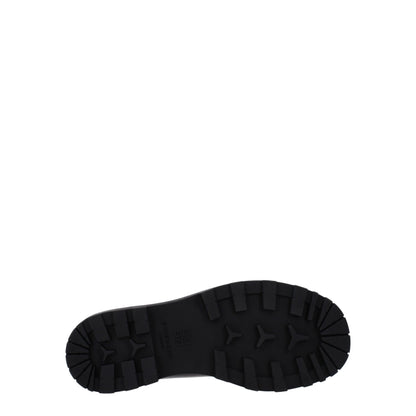 Bottes de cheville en cuir noir Givenchy