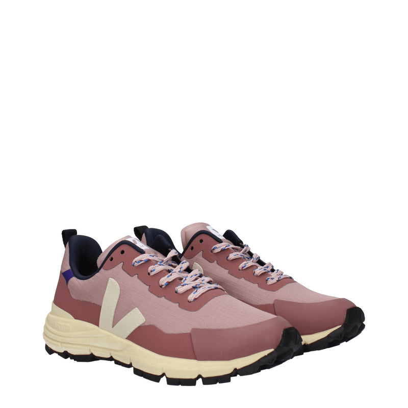 Veja Pink Fabric Athletic Sneakers - Sporty Glam Style
