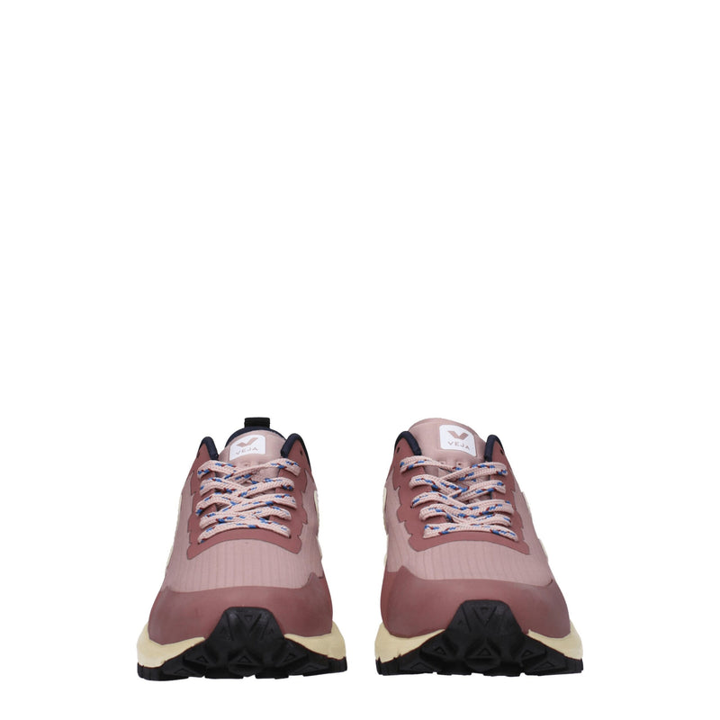 Veja Pink Fabric Athletic Sneakers - Sporty Glam Style