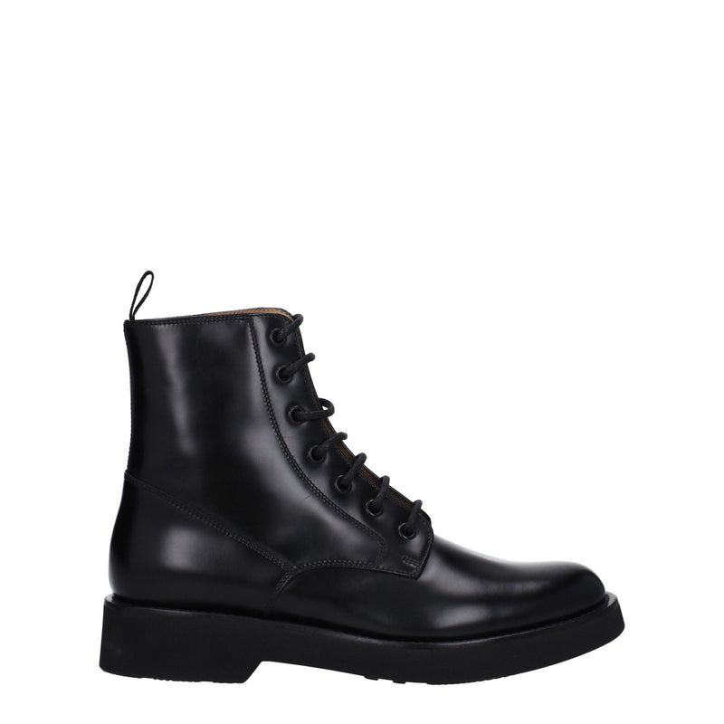 Church's Black Leather Ankle Boots for Women - Timeless Elegance