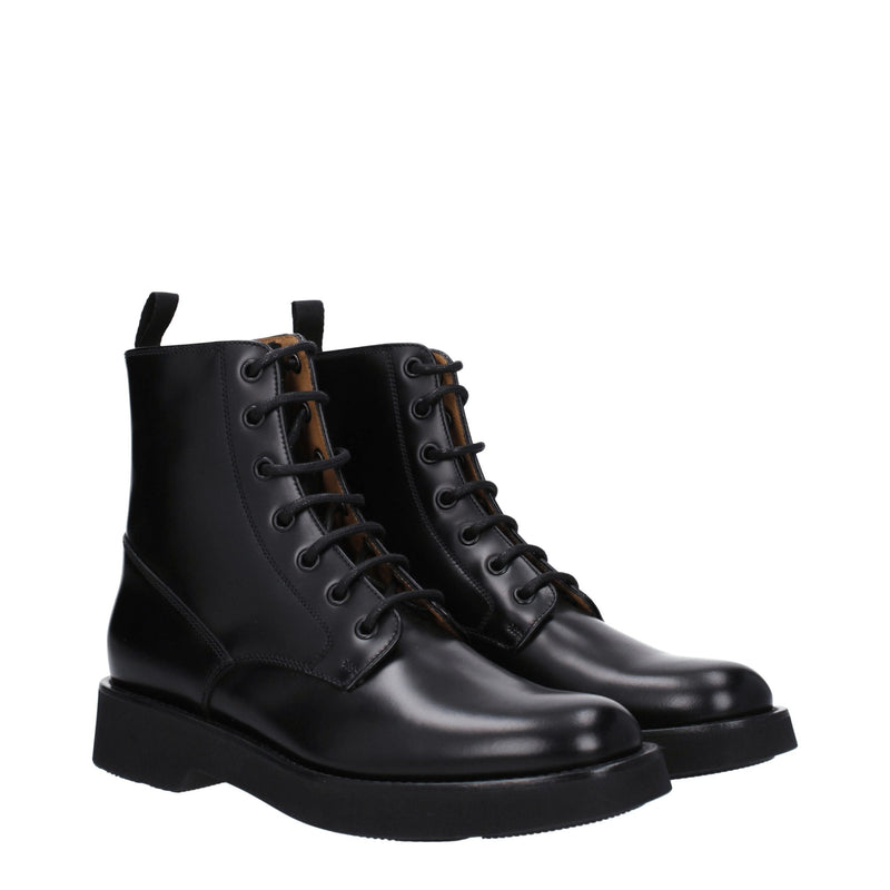 Church's Black Leather Ankle Boots for Women - Timeless Elegance