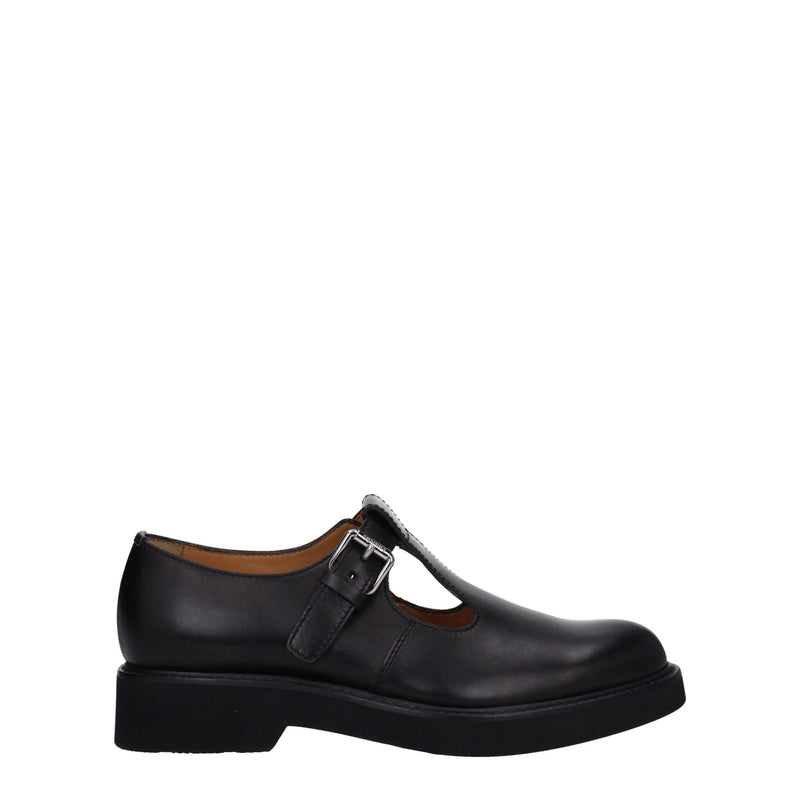 Church's Black Leather Oxfords and Derbies for Women