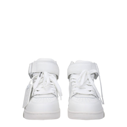 Off-White witte leren hi-tops