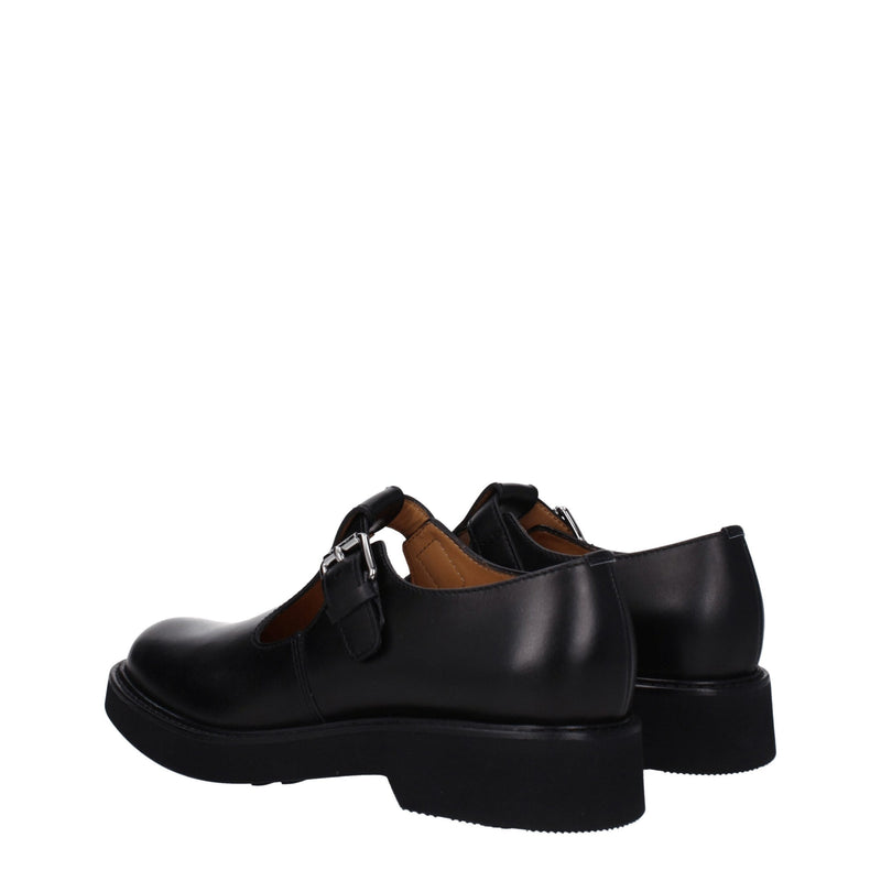 Church's Black Leather Oxfords and Derbies for Women