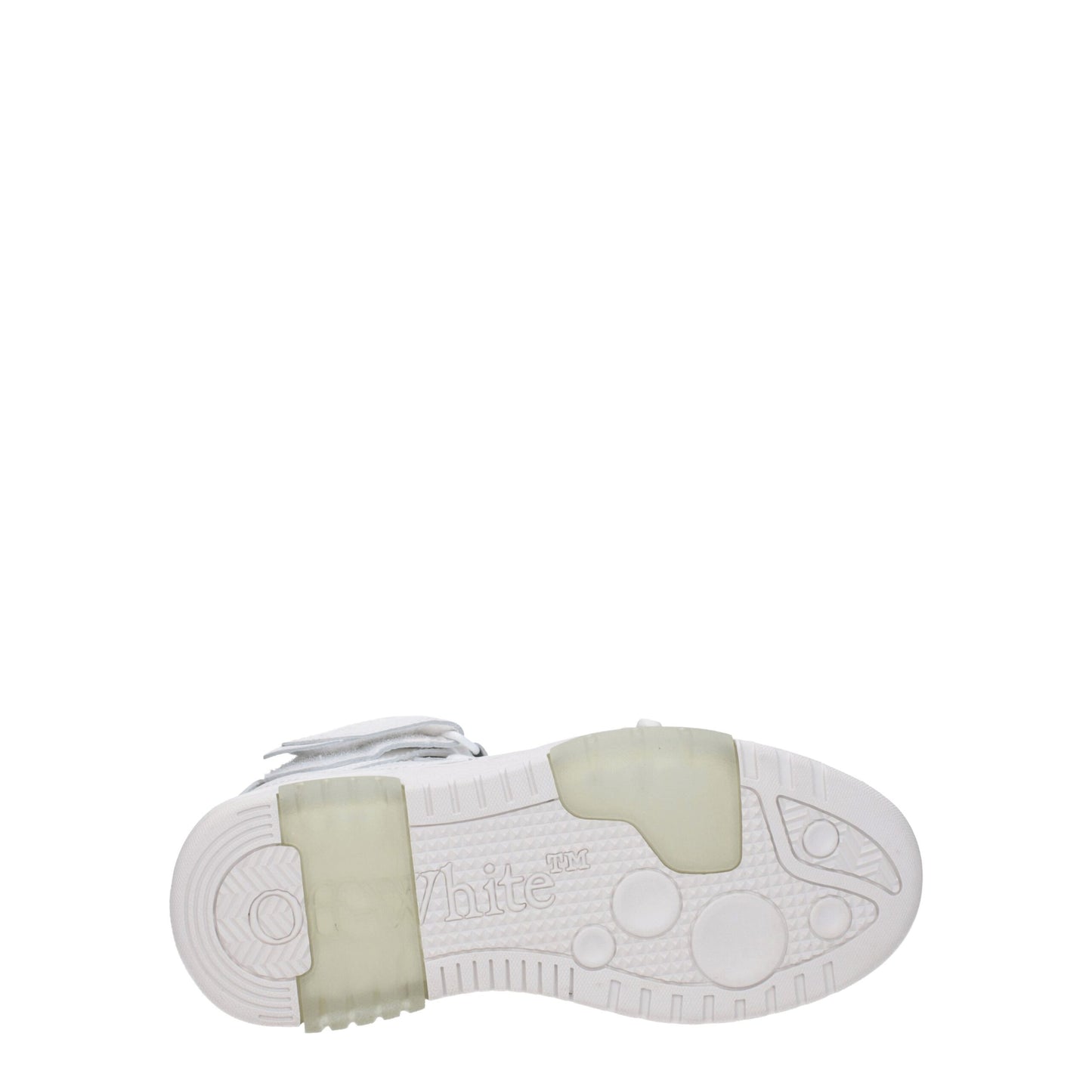 Off-White witte leren hi-tops