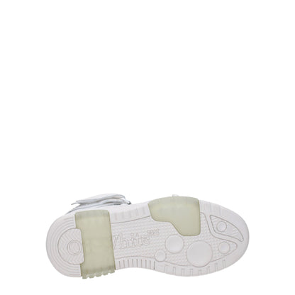 Off-White witte leren hi-tops