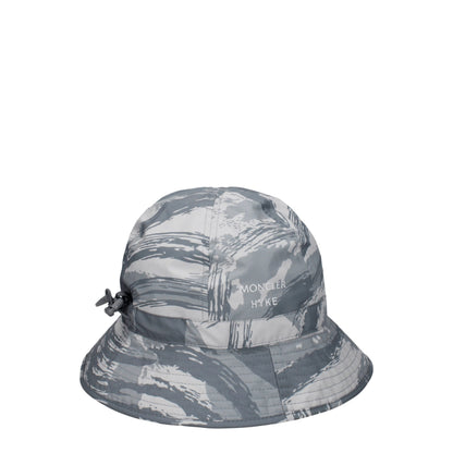 Chapeaux bobs Moncler en polyester gris