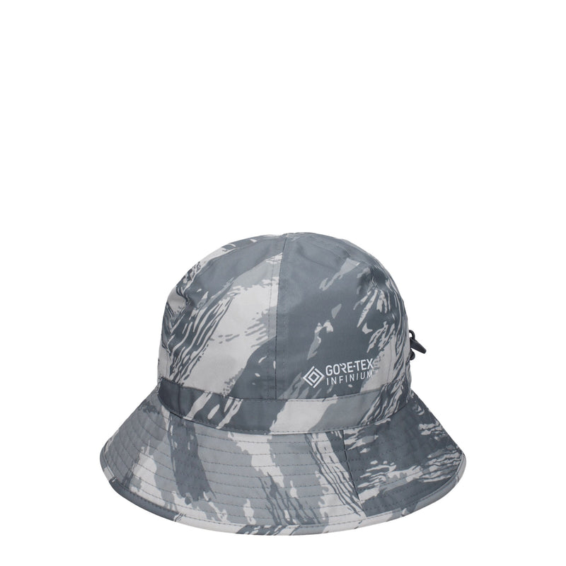 Moncler Gray Polyester Bucket Hat - Élégance et Fonctionnalité