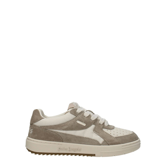 Palm Angels Beige stoffen lage sneakers