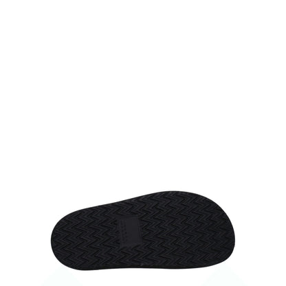 Isabel Marant Zwarte Lederen Slippers Sandalen