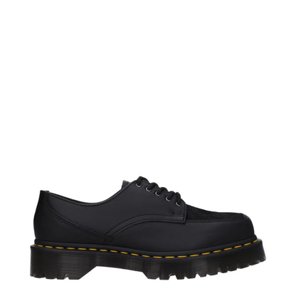 Oxfords et Derbies en cuir noir de Dr. Martens