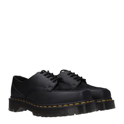 Oxfords et Derbies en cuir noir de Dr. Martens