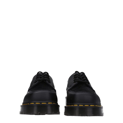 Oxfords et Derbies en cuir noir de Dr. Martens
