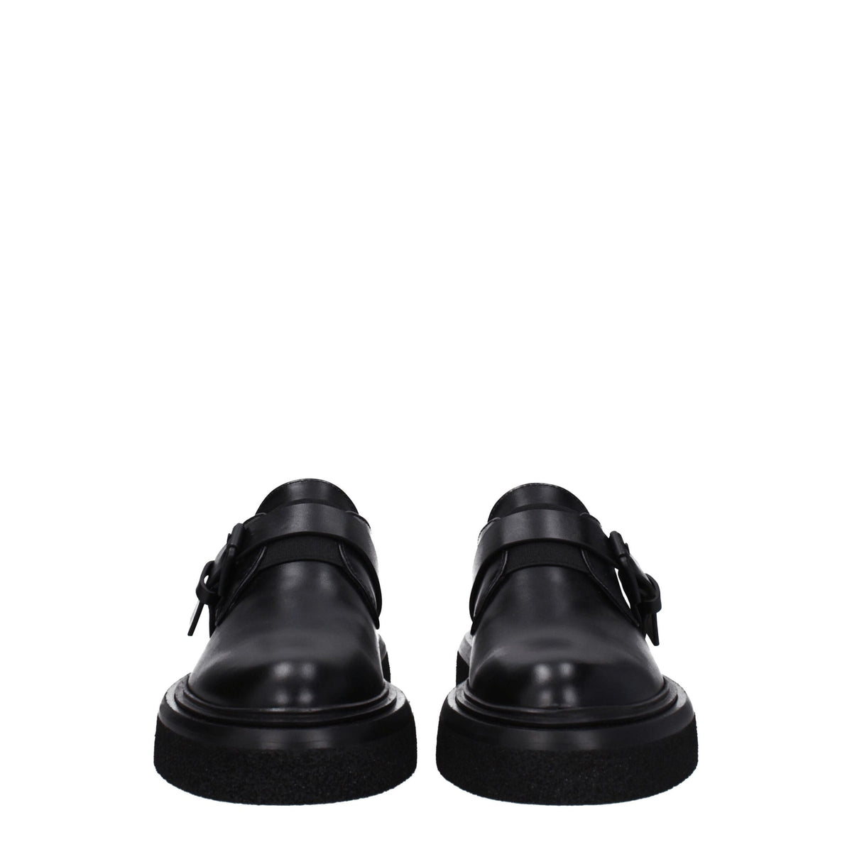 Max Mara Oxfords et Derbies en Cuir Noir - Chaussures Élégantes