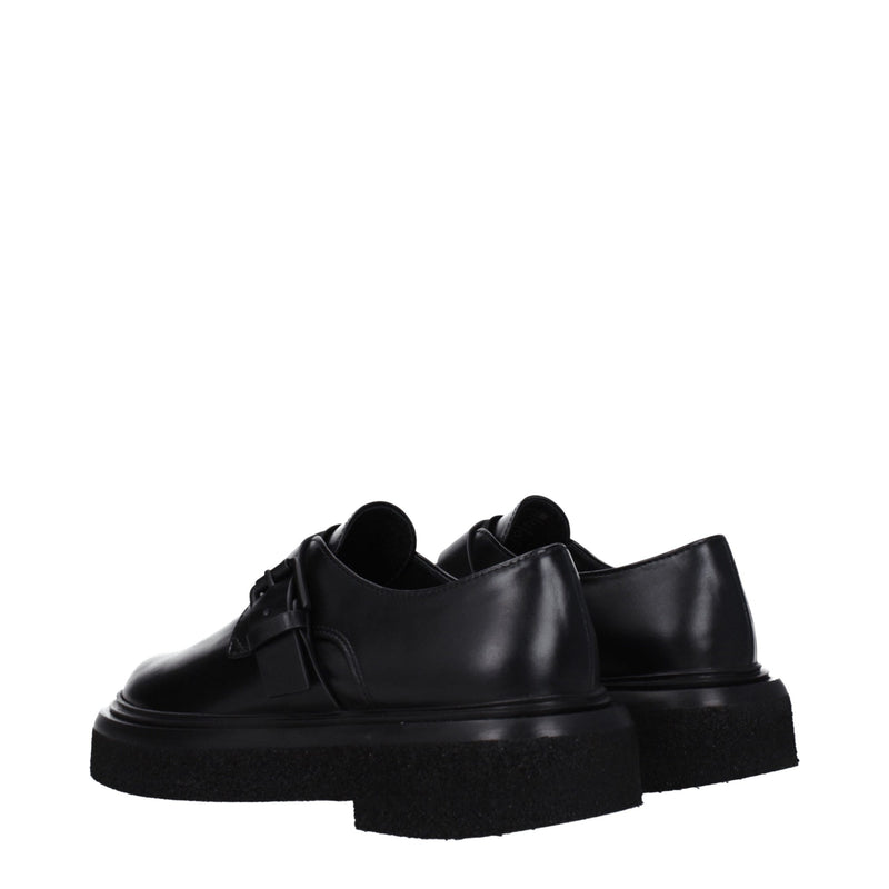 Max Mara Oxfords et Derbies en Cuir Noir - Chaussures Élégantes