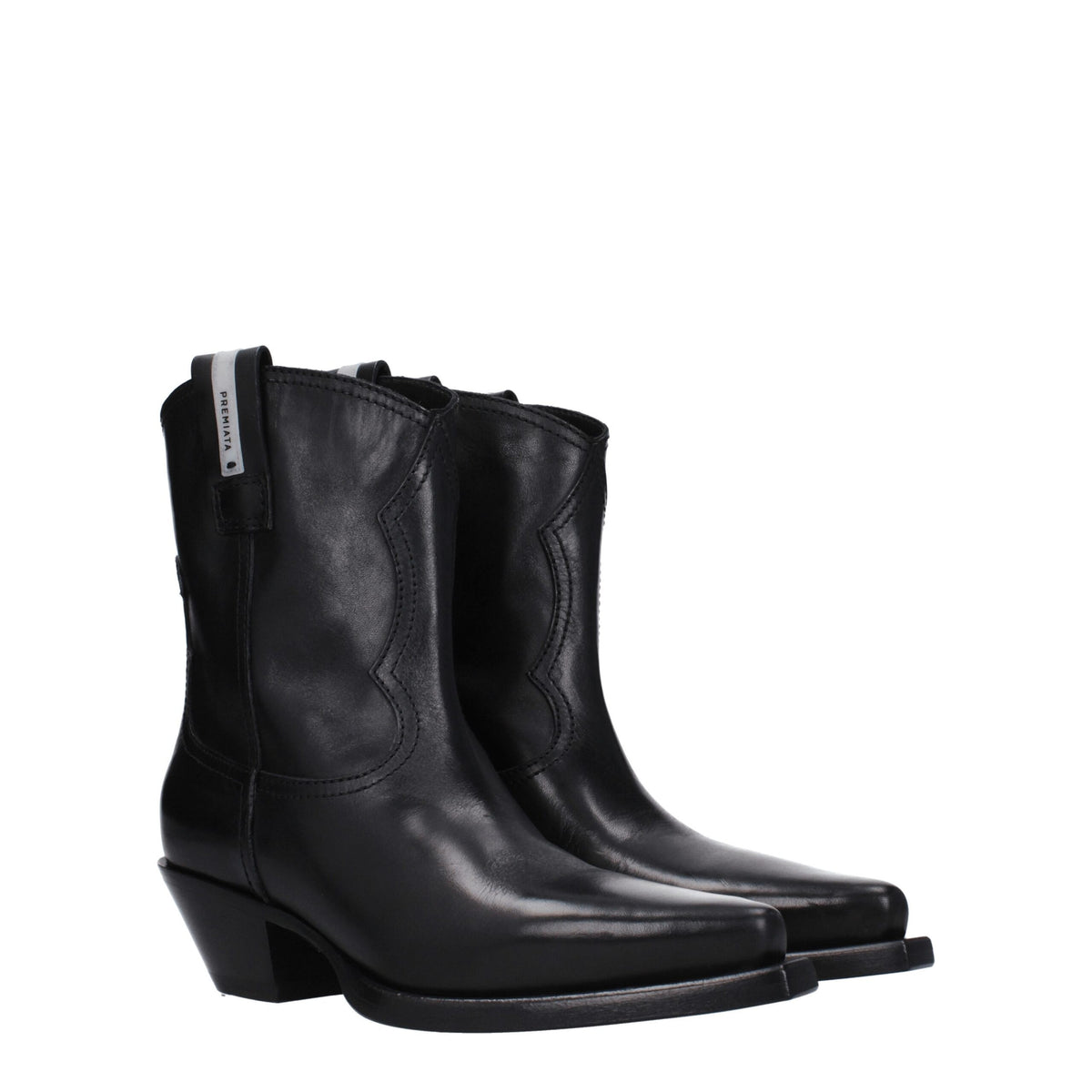 Bottines en Cuir Noir Premiata - Élégance et Confort
