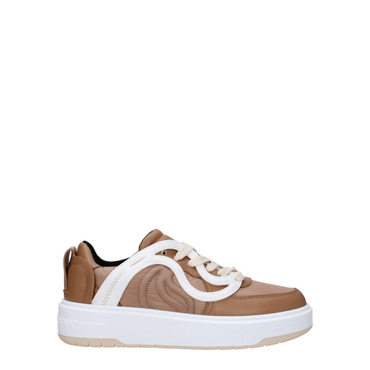 Stella McCartney bruine stoffen chunky sneakers