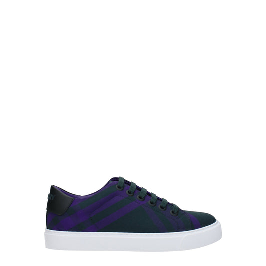 Burberry groene stoffen sneakers