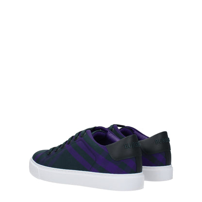 Burberry groene stoffen sneakers