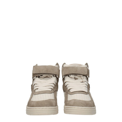 Palm Angels beige leren hi-tops
