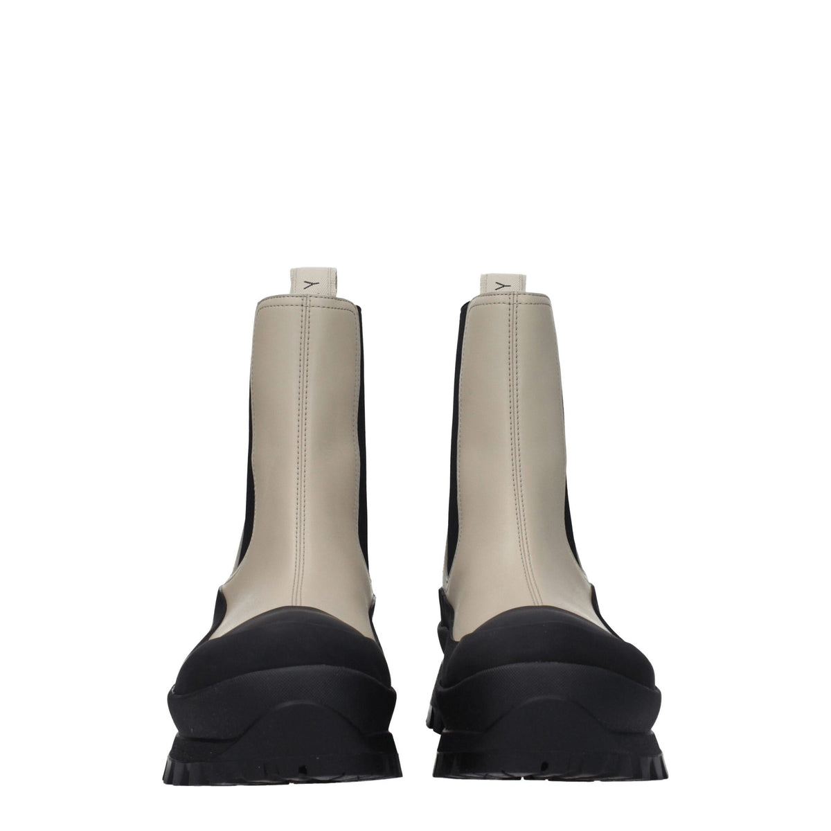 Stella McCartney Black Leather Ankle Boots - Eco-Friendly Elegance