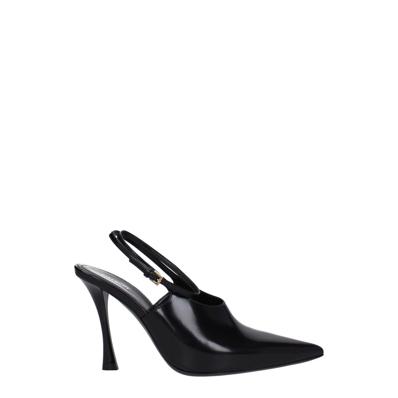 Givenchy Black Leather High Heel Pumps - Elegance Redefined