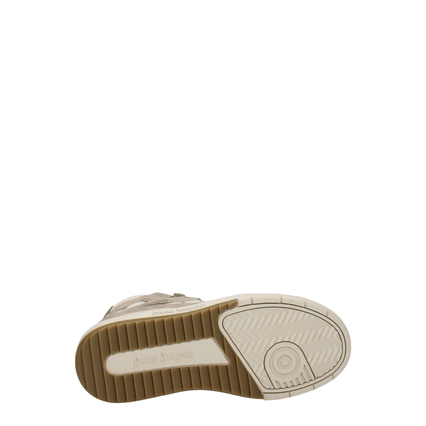 Palm Angels beige leren hi-tops