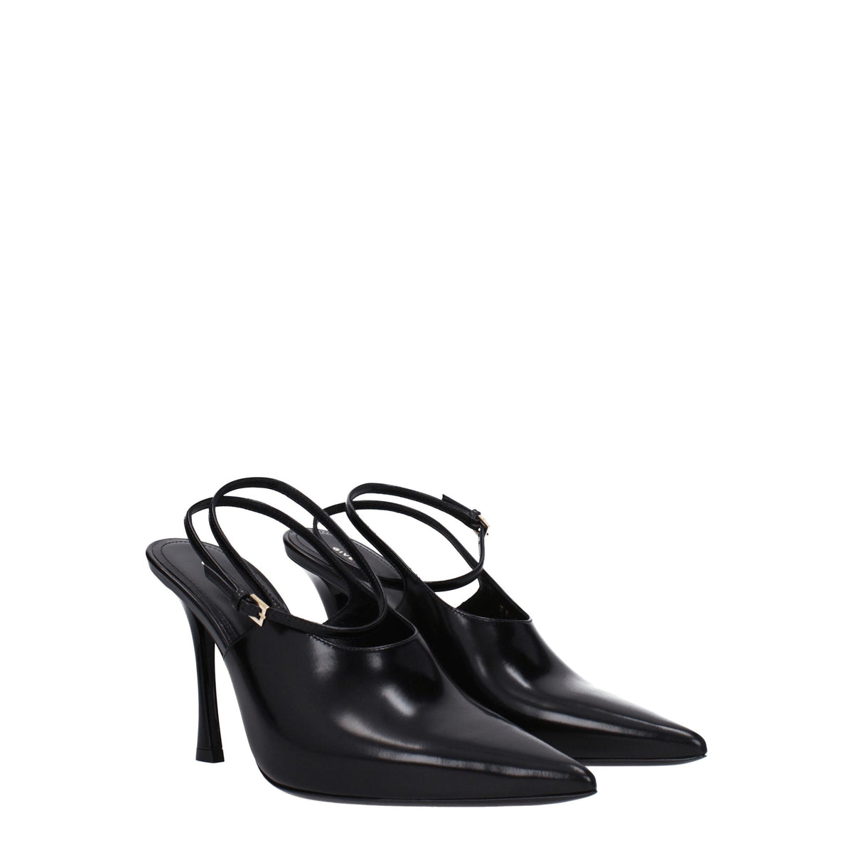 Givenchy Black Leather High Heel Pumps - Elegance Redefined