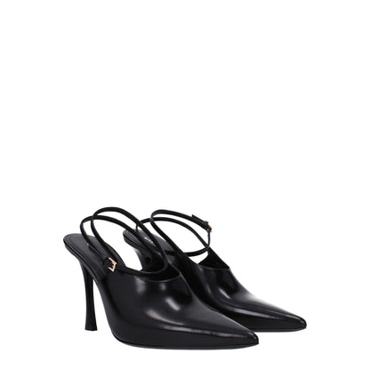 Givenchy zwarte leren pumps met hoge hak