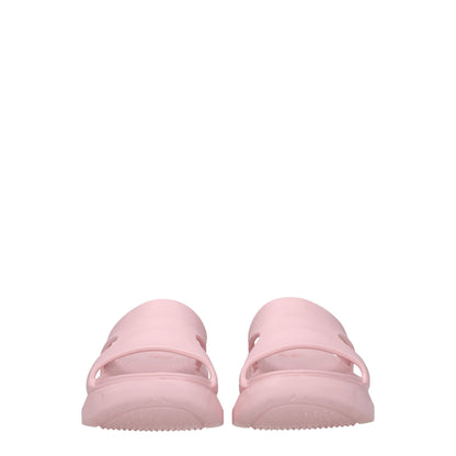 Givenchy Roze Katoenen Slippers Sandalen