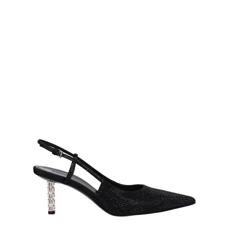 Givenchy Black Fabric High Heel Pumps - Élégance et Confort