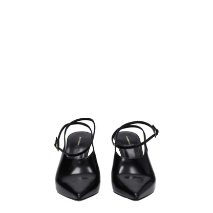 Givenchy zwarte leren pumps met hoge hak