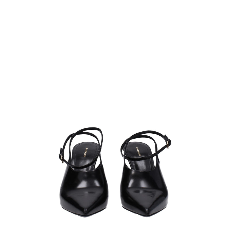 Givenchy Black Leather High Heel Pumps - Elegance Redefined