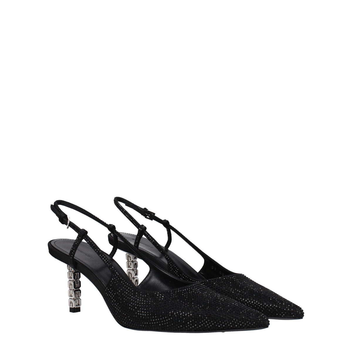 Givenchy Black Fabric High Heel Pumps - Élégance et Confort