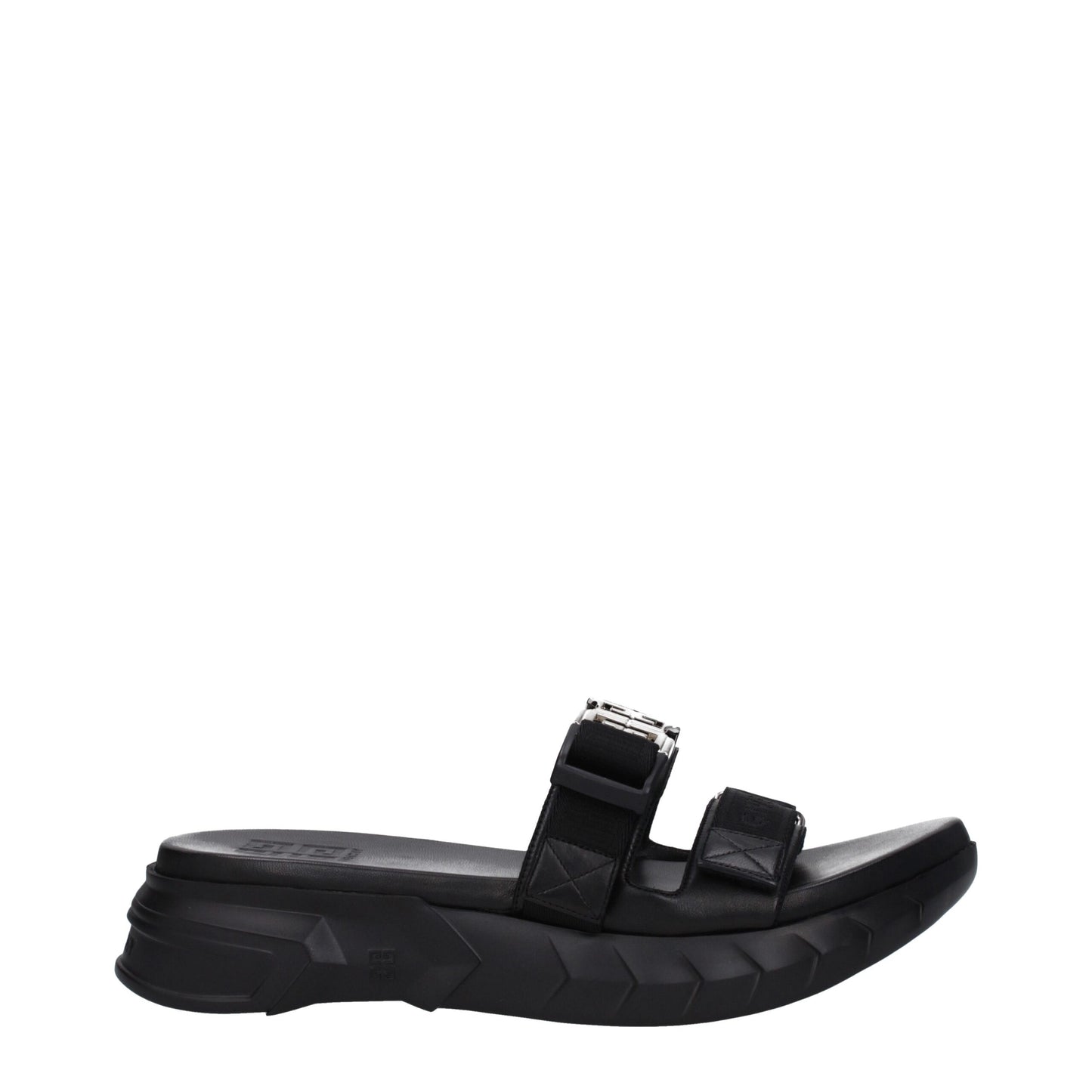 Sandales-nu-pieds en tissu noir Givenchy