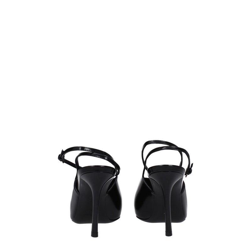 Givenchy Black Leather High Heel Pumps - Elegance Redefined