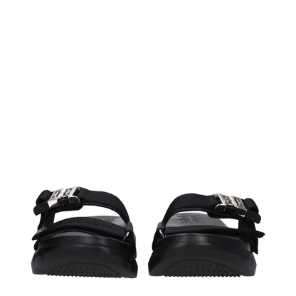 Sandales-nu-pieds en tissu noir Givenchy