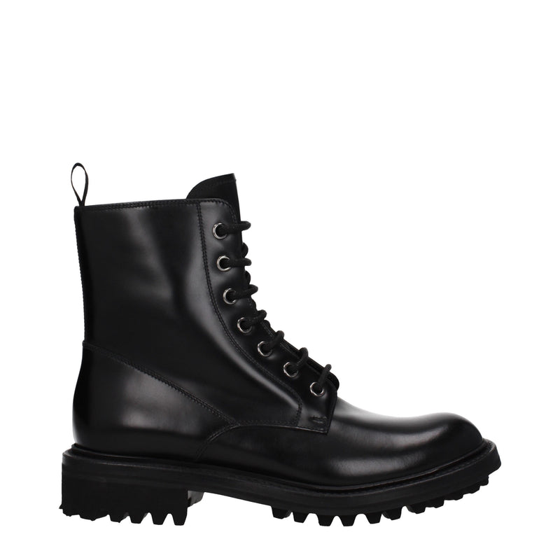 Church's Black Leather Ankle Boots for Women - Stylish Comfort