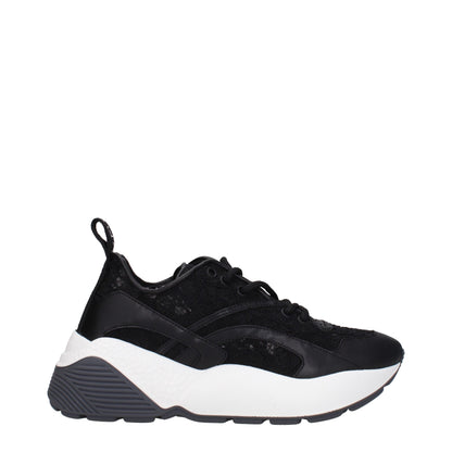 Stella McCartney zwarte stoffen chunky sneakers