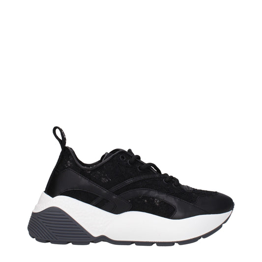 Stella McCartney zwarte stoffen chunky sneakers