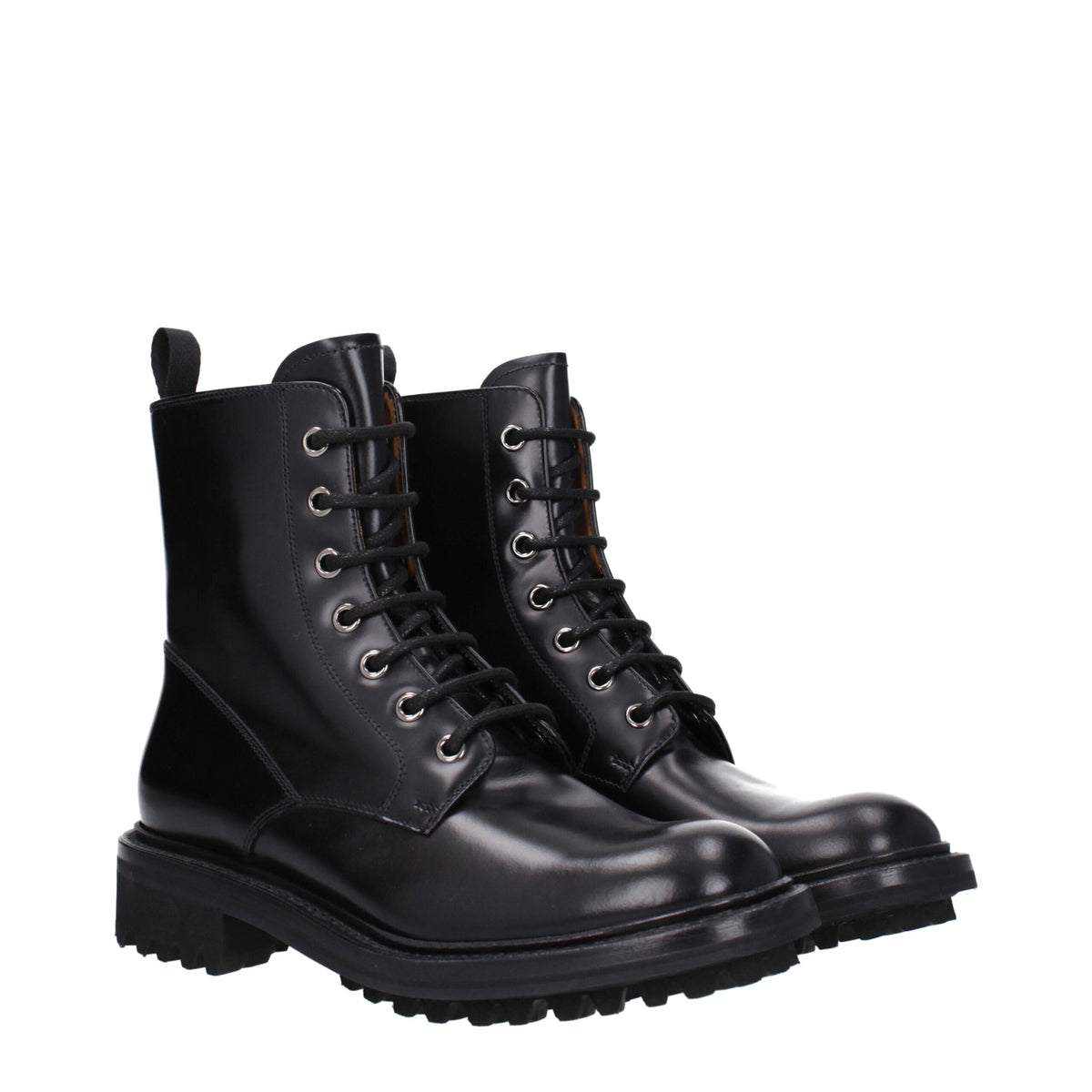Church's Black Leather Ankle Boots for Women - Stylish Comfort