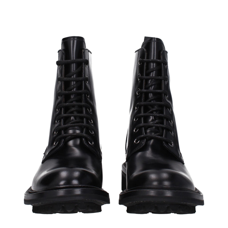 Church's Black Leather Ankle Boots for Women - Stylish Comfort