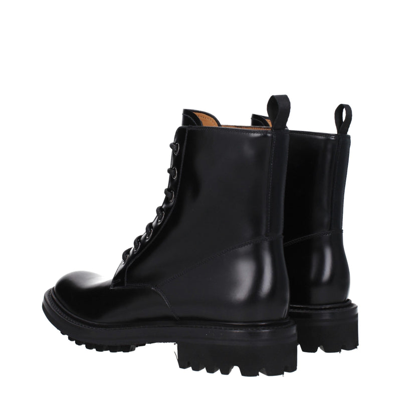 Church's Black Leather Ankle Boots for Women - Stylish Comfort