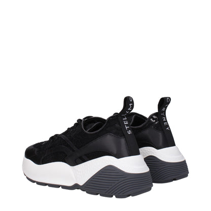 Stella McCartney zwarte stoffen chunky sneakers