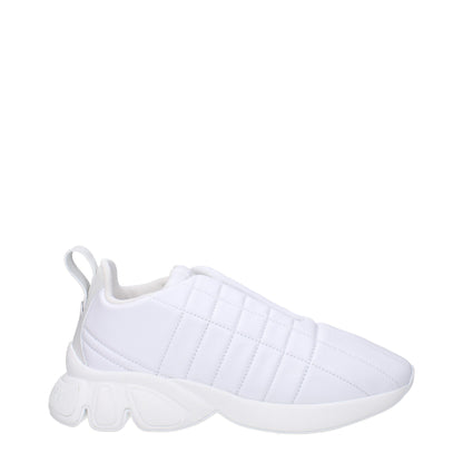 Burberry witte leren sneakers