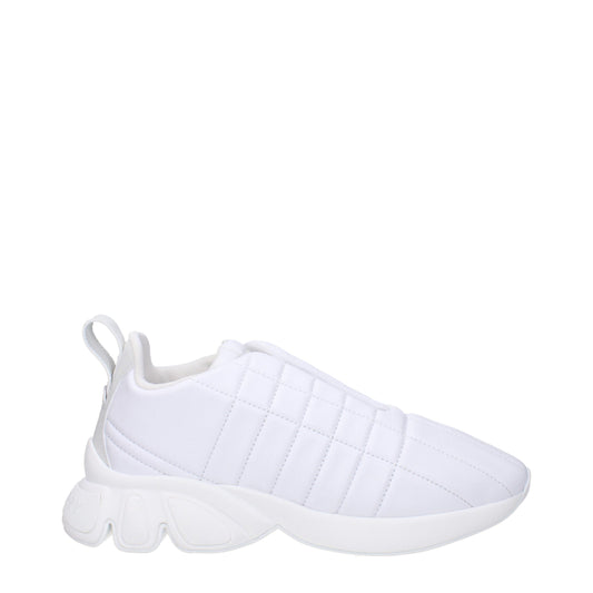 Burberry witte leren sneakers